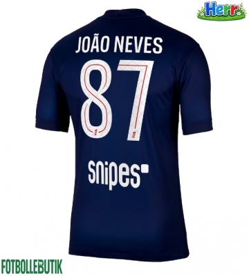 Paris Saint-Germain Joao Neves #87 Hemmatröja 2025-26 Kortärmad